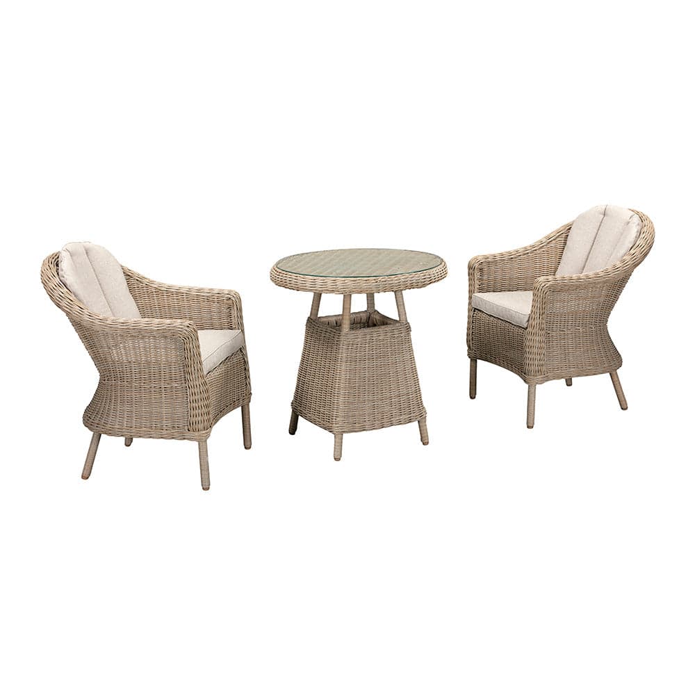 Orchard Life Bramley Round Rattan Bistro Set